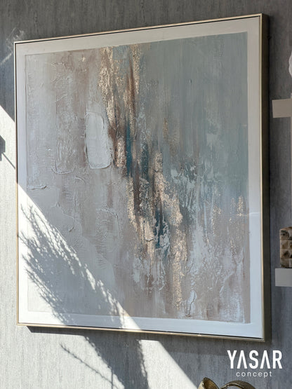 Cielora Dokulu Tablo 100x100 Cm