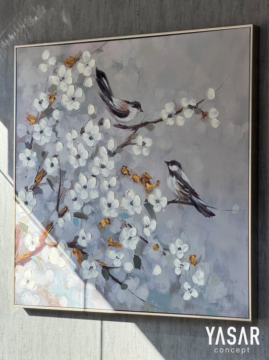 Aviora Dokulu Tablo 90x90 Cm