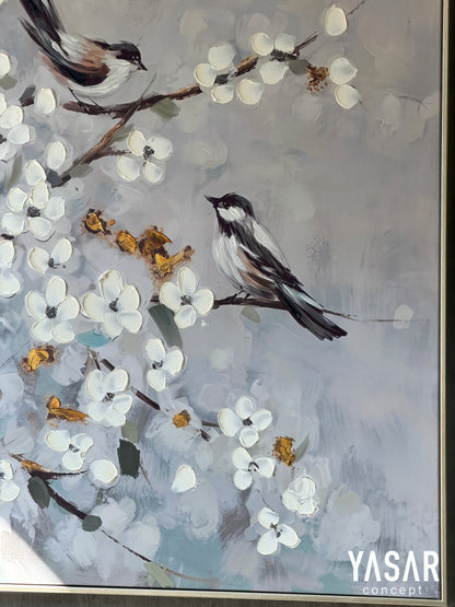 Aviora Dokulu Tablo 90x90 Cm