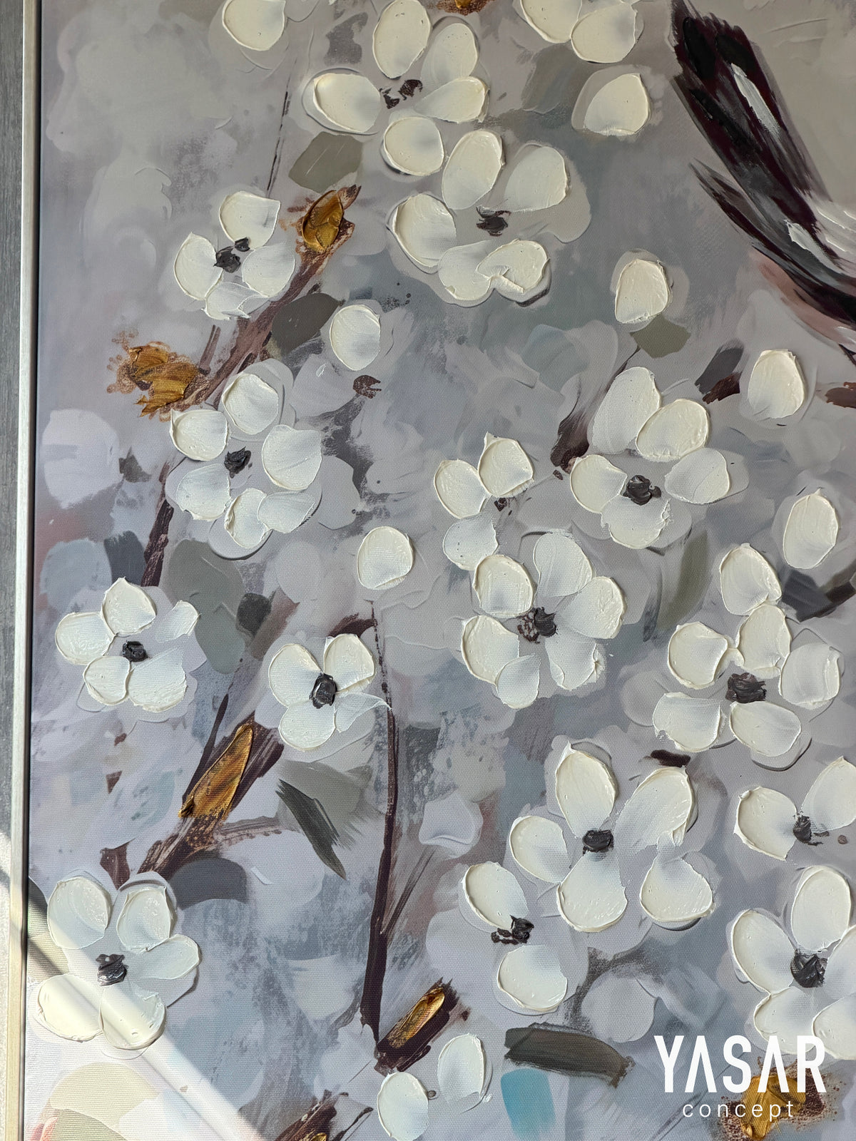 Aviora Dokulu Tablo 90x90 Cm