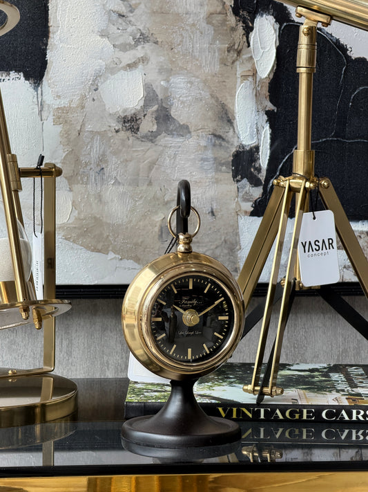 Velmont Metal Masa Saati Gold