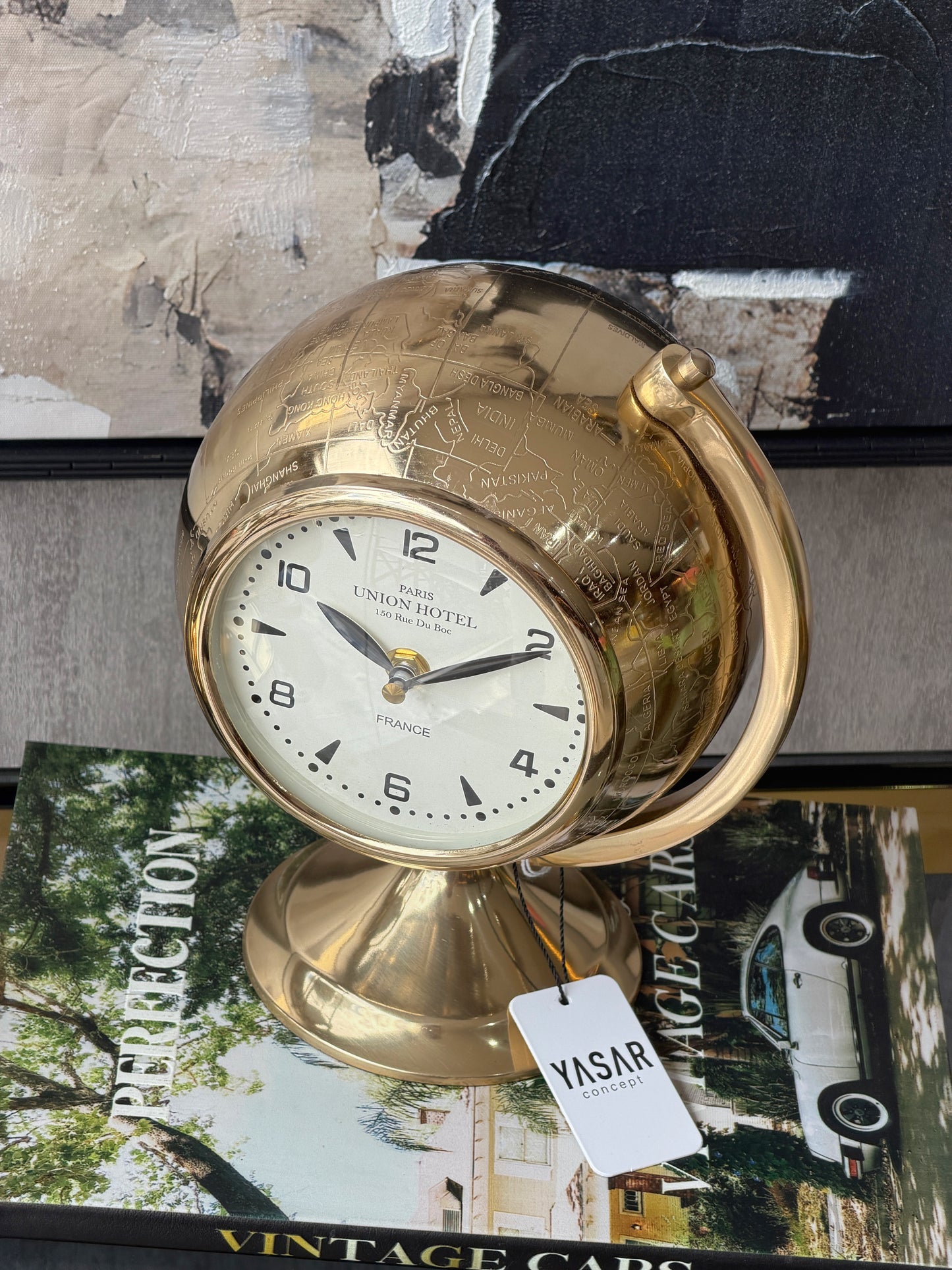 Atlasium Metal Masa Saati Gold