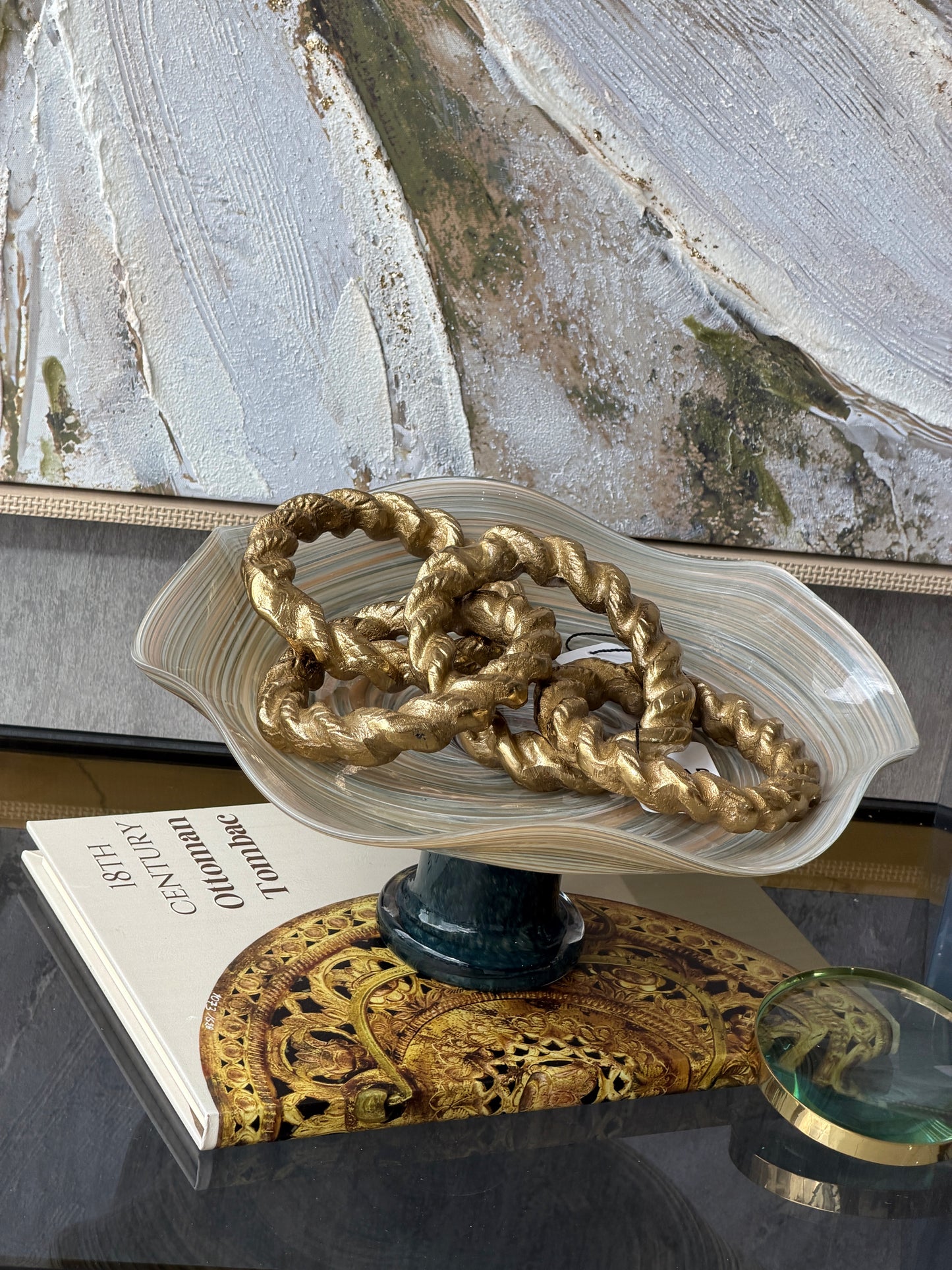Chainova Metal Zincir Dekor Gold