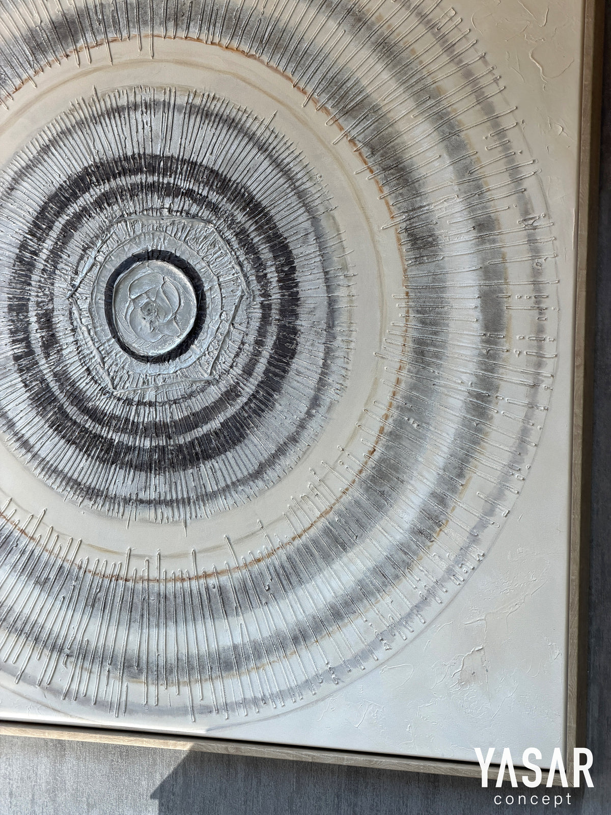 Circlenne Dokulu Tablo 100x100 Cm