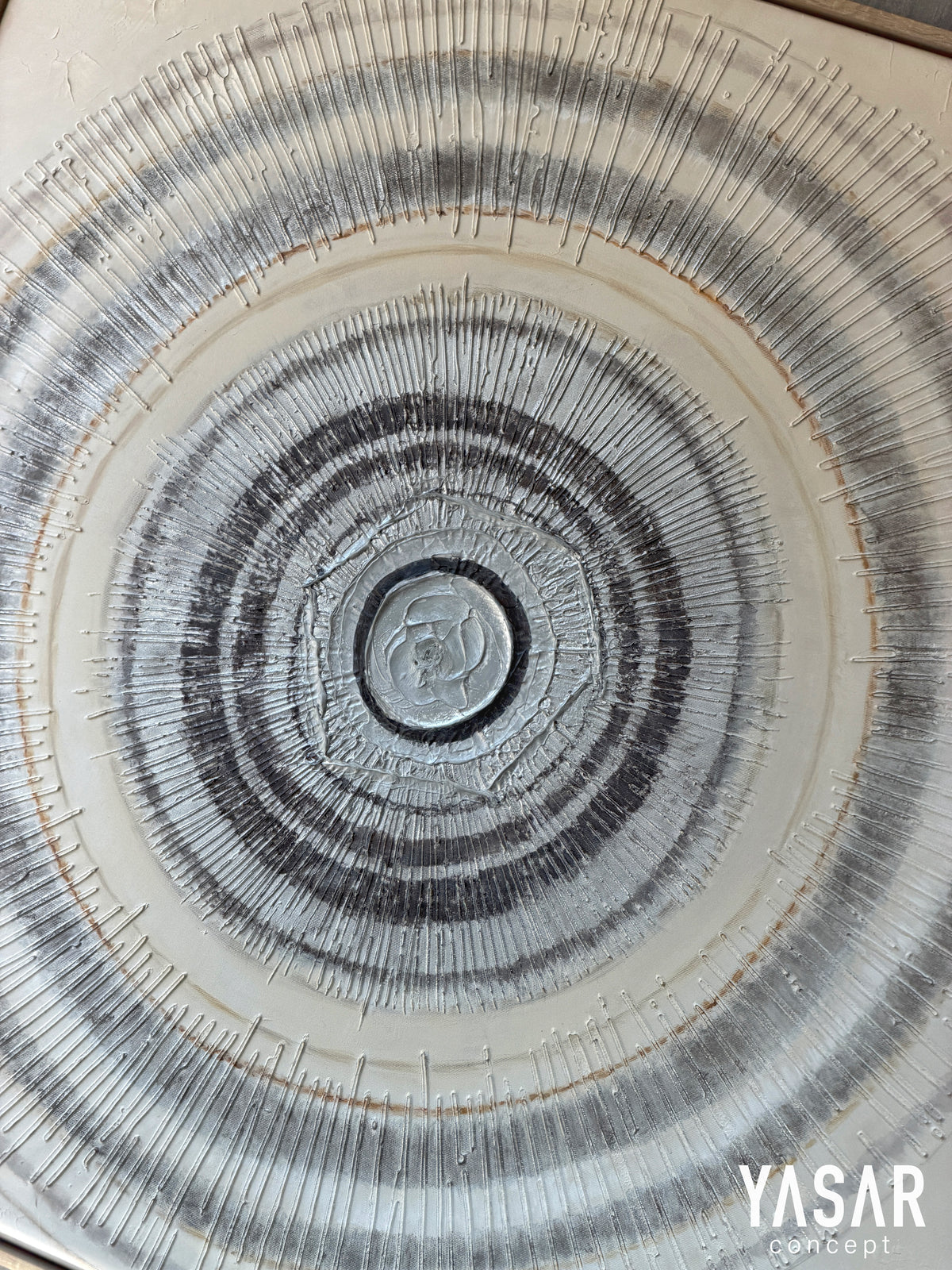 Circlenne Dokulu Tablo 100x100 Cm