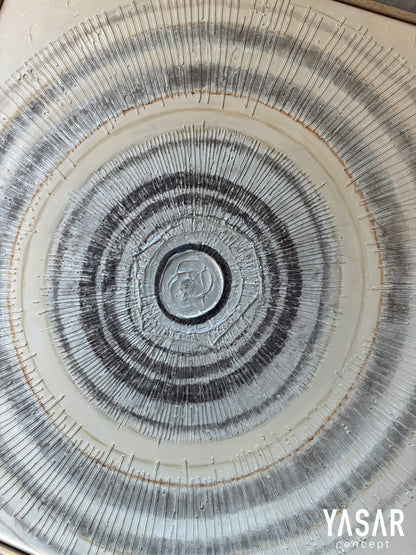 Circlenne Dokulu Tablo 100x100 Cm
