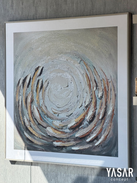 Nereia Dokulu Tablo 100x100 Cm