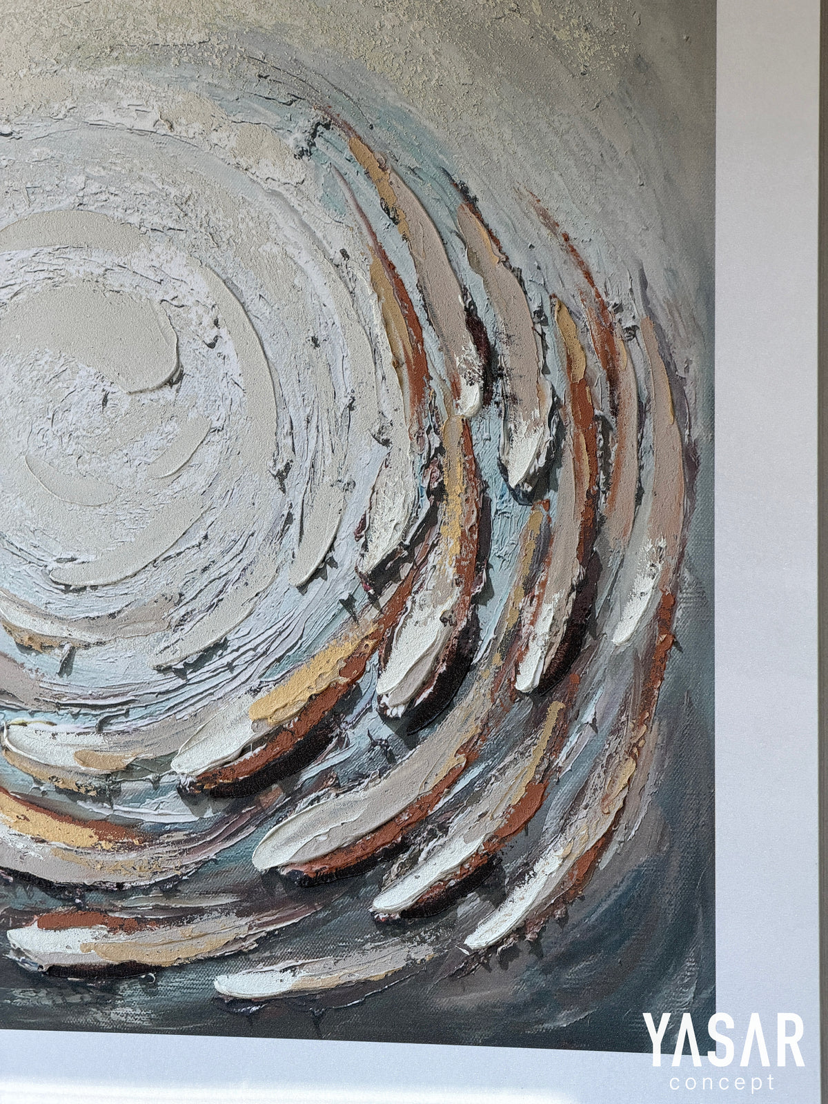 Nereia Dokulu Tablo 100x100 Cm