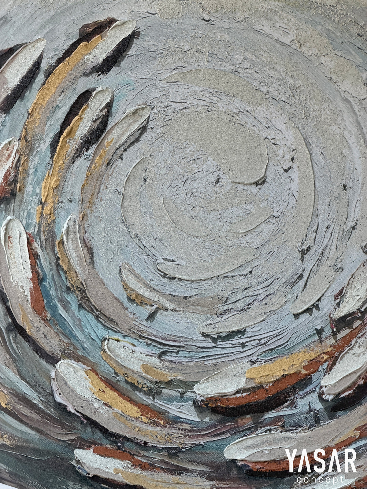 Nereia Dokulu Tablo 100x100 Cm