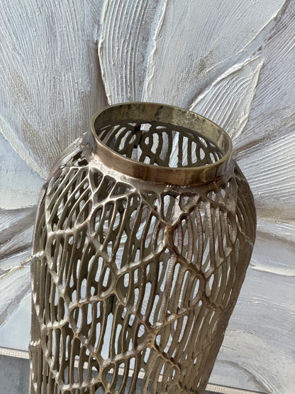 Raffero  Metal Yer Vazosu Büyük Boy