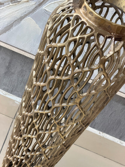Raffero Metal Yer Vazosu 27x66 Cm