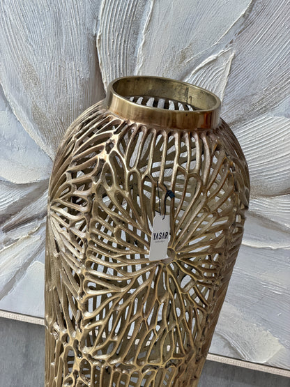 Florvane Metal Yer Vazosu Büyük Boy