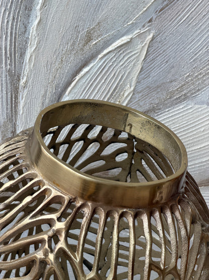 Florvane Metal Yer Vazosu Büyük Boy