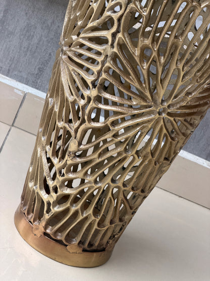 Florvane Metal Yer Vazosu Büyük Boy