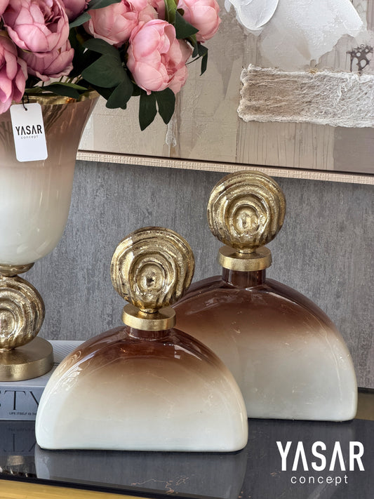 Cremocca Yassı Vazo Set