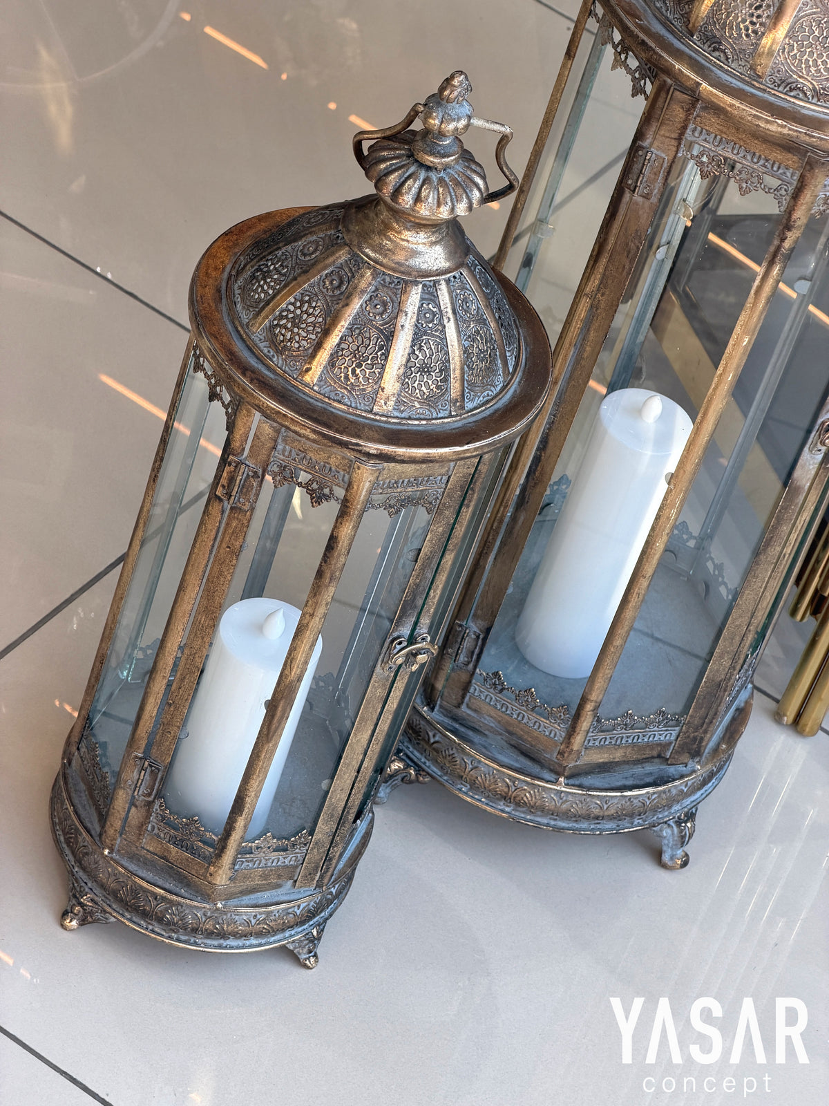 Palazzo Mega Metal Yer Feneri Set