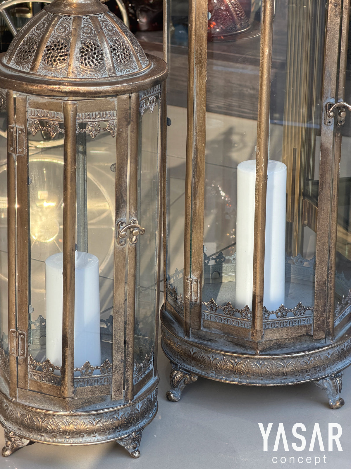 Palazzo Mega Metal Yer Feneri Set