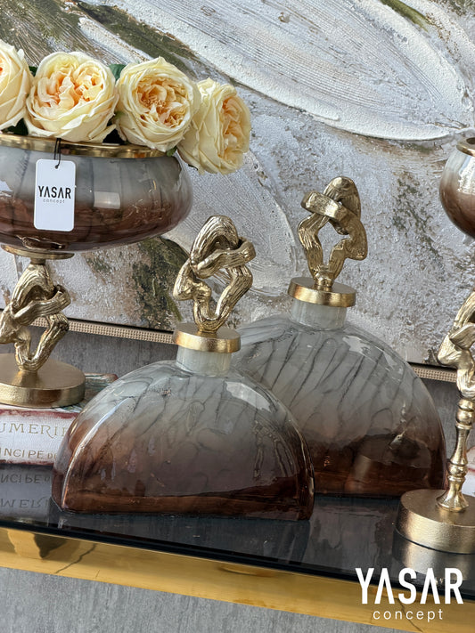 Ambrosia Yassı Vazo Set