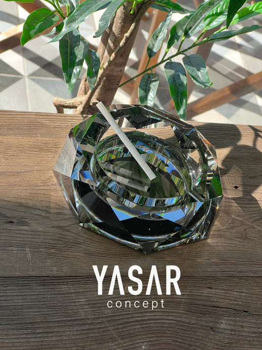 Mario Kristal Kül Tablası Küllük Füme