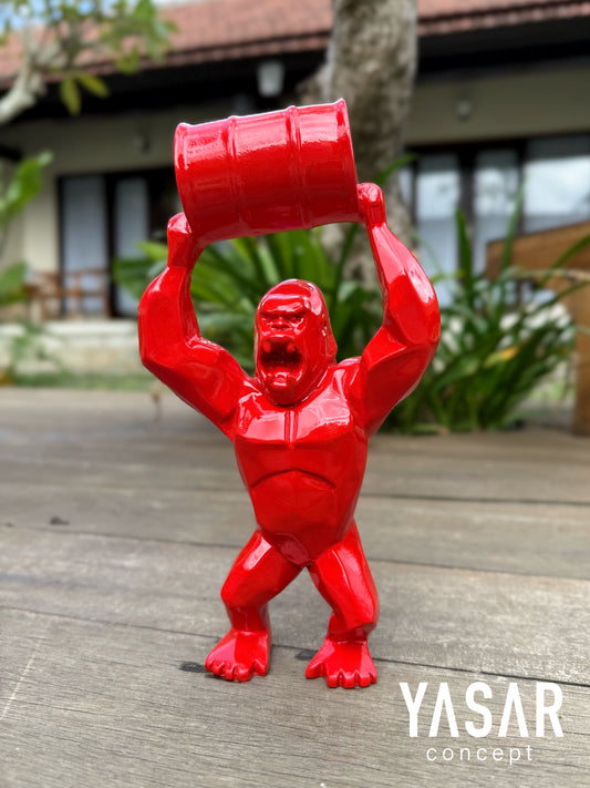 Wild Kong Oil Heykel Kırmızı