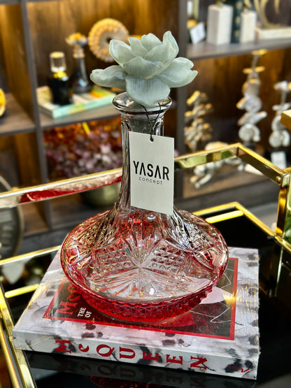 Almera Kristal Kapaklı Cam Karaf Şişe