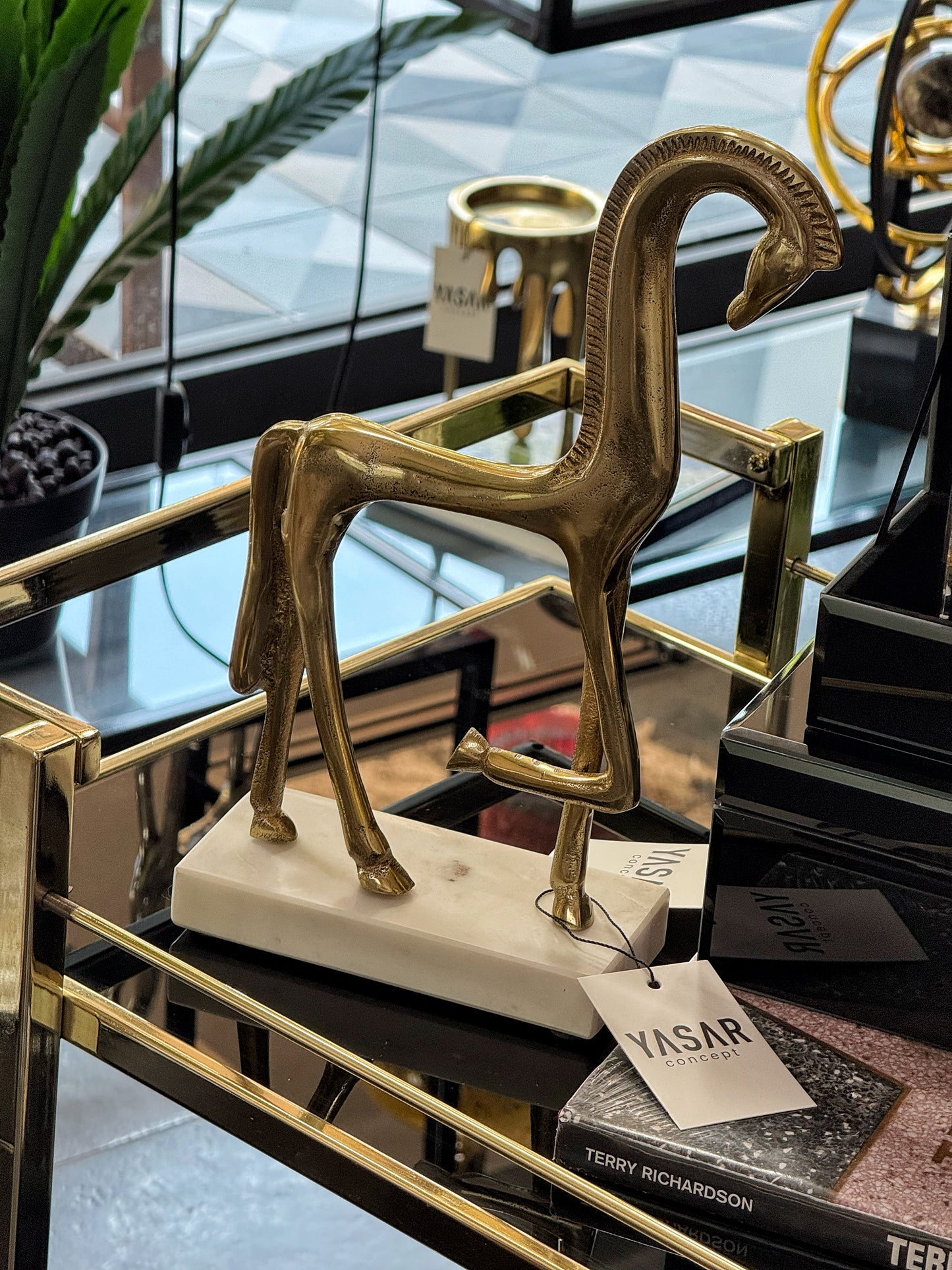 Trovasis Metal Dekoratif At Obje Gold