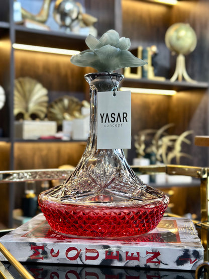 Almera Kristal Kapaklı Cam Karaf Şişe