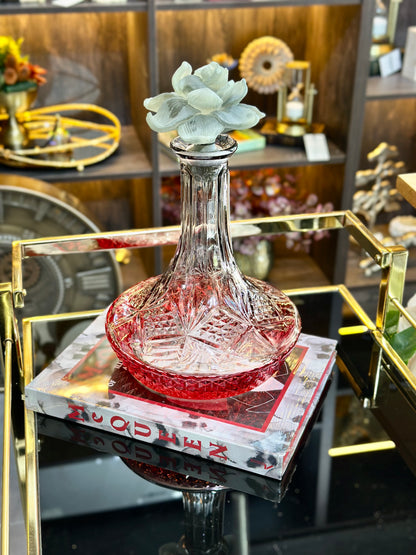 Almera Kristal Kapaklı Cam Karaf Şişe