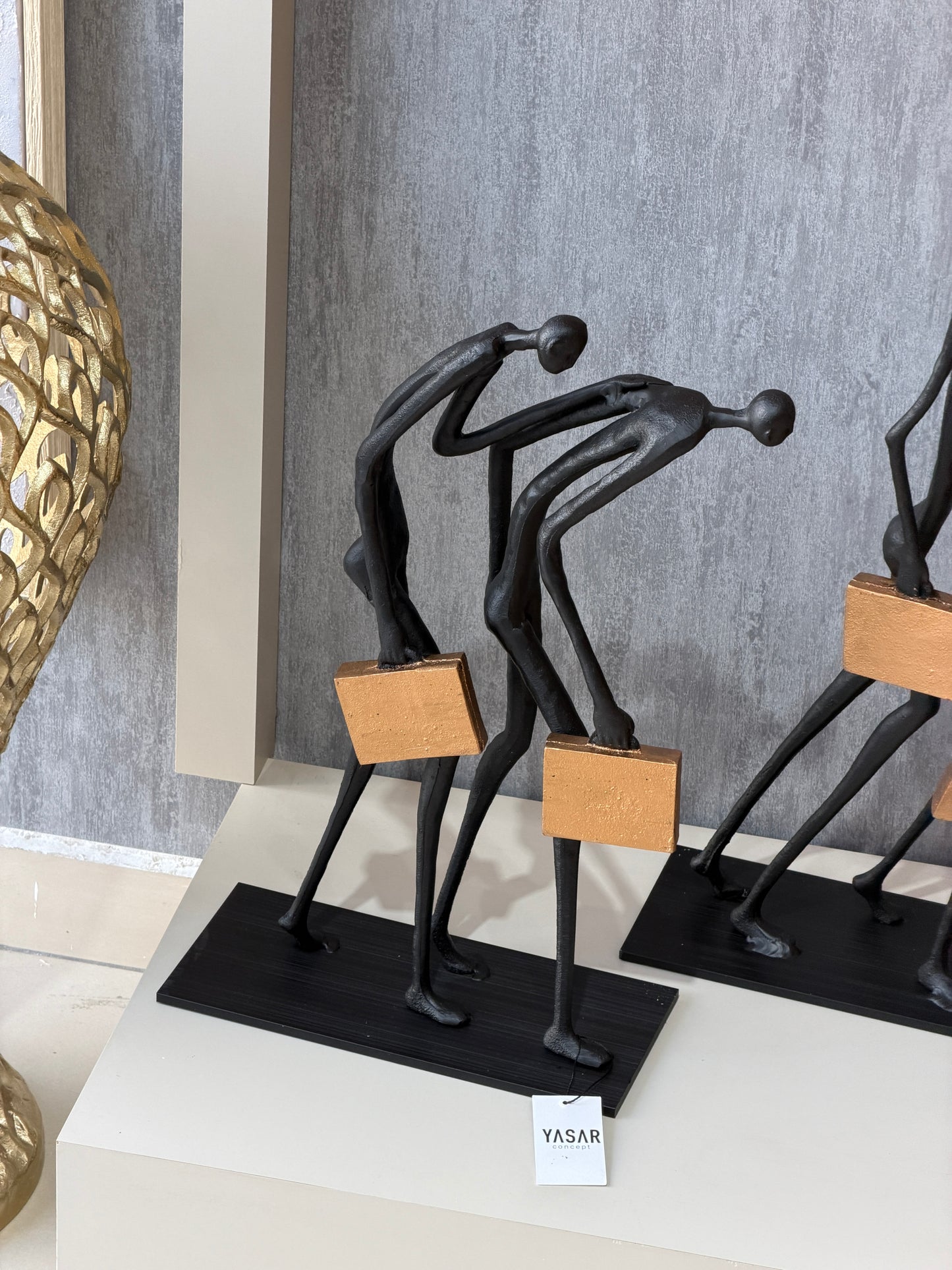 Motiva Metal Soyut İnsan Figürleri 27x46 Cm