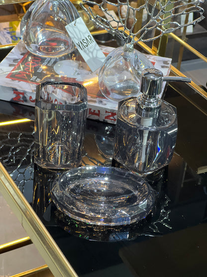 Opalyn Akrilik Banyo Seti Füme