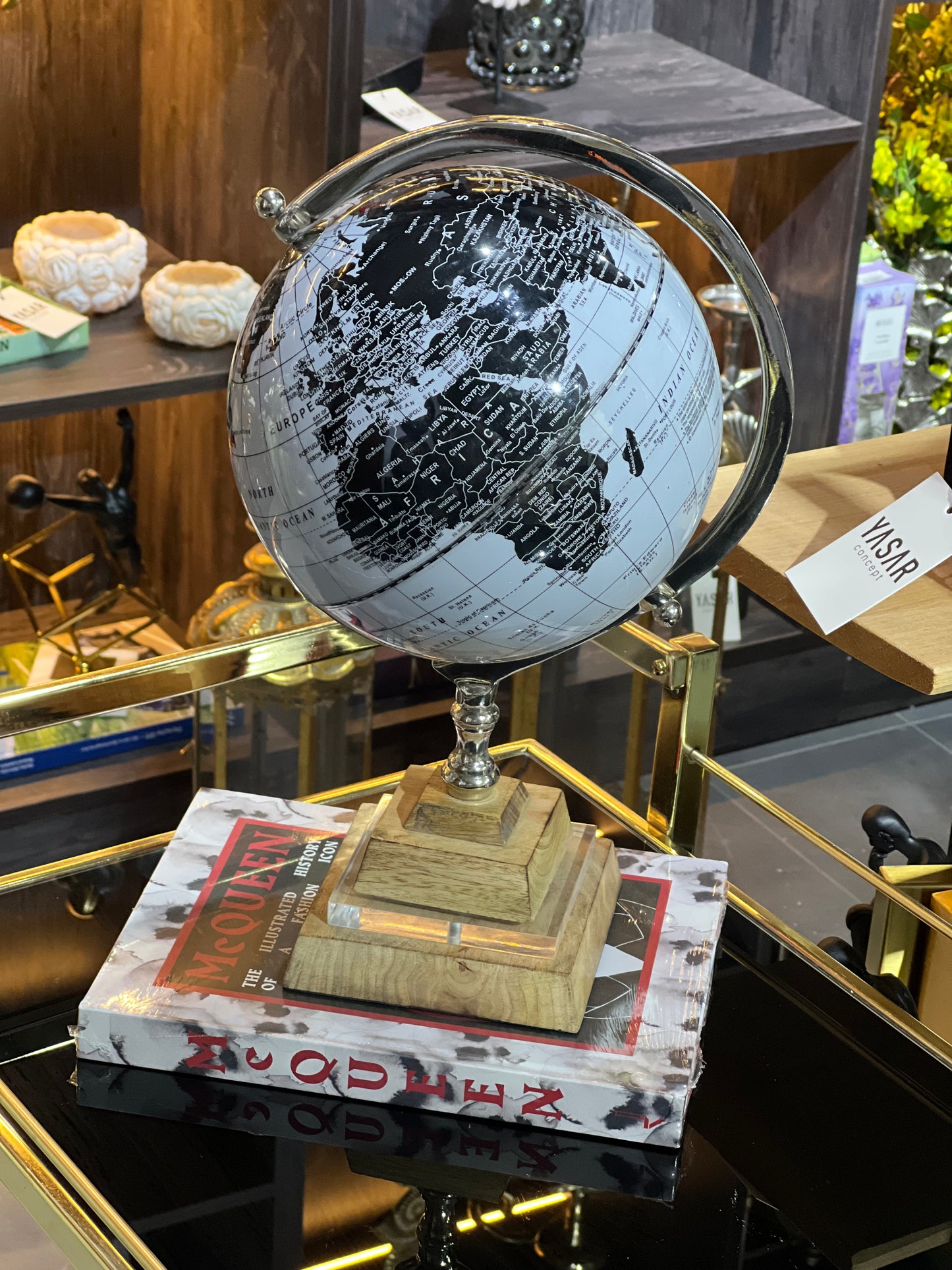 Woodyard Dünya Küre 21x39 Cm