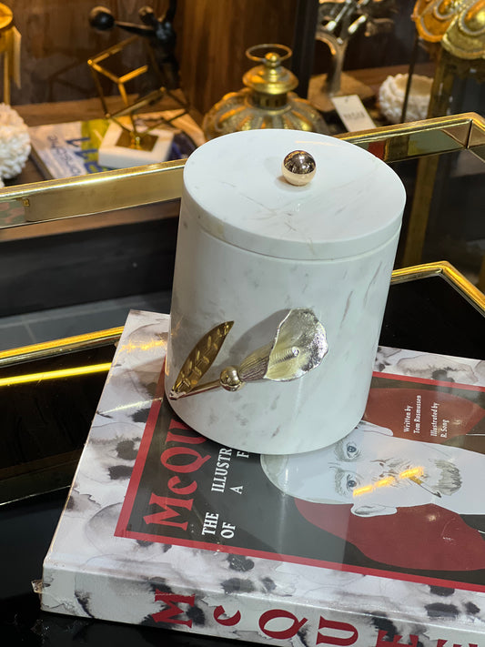 Lumerosa Mermer Kutu Porselen Gül Detaylı