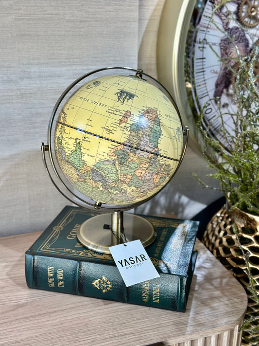 Aureorb Metal Dünya Küre 24x28 Cm