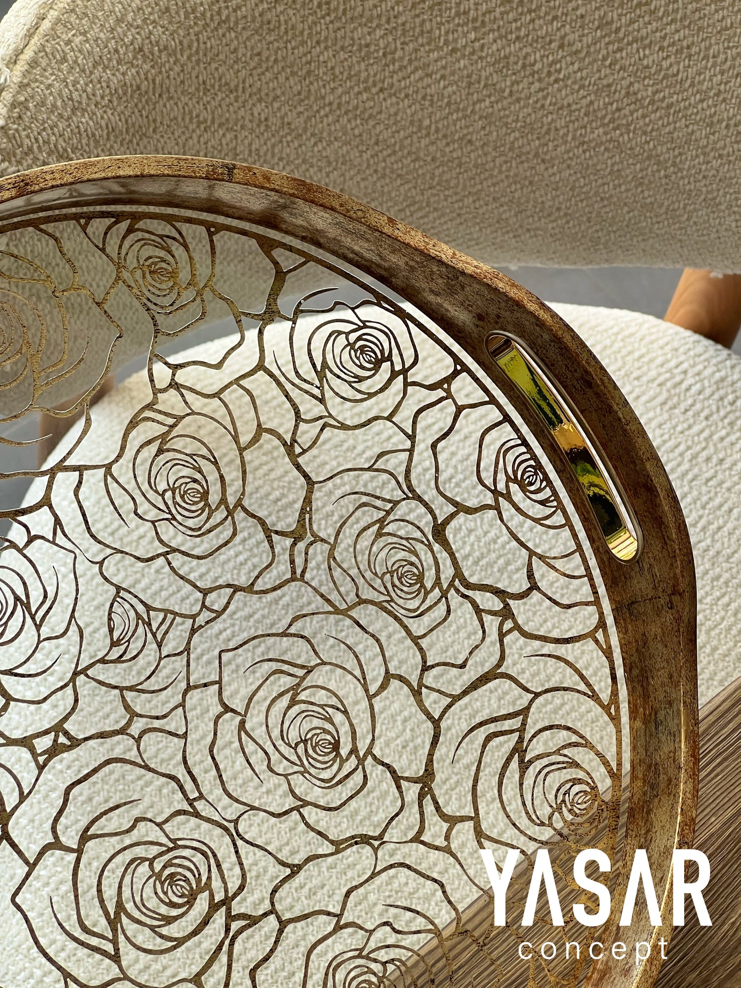 Florabel Dekoratif Tepsi 35 Cm