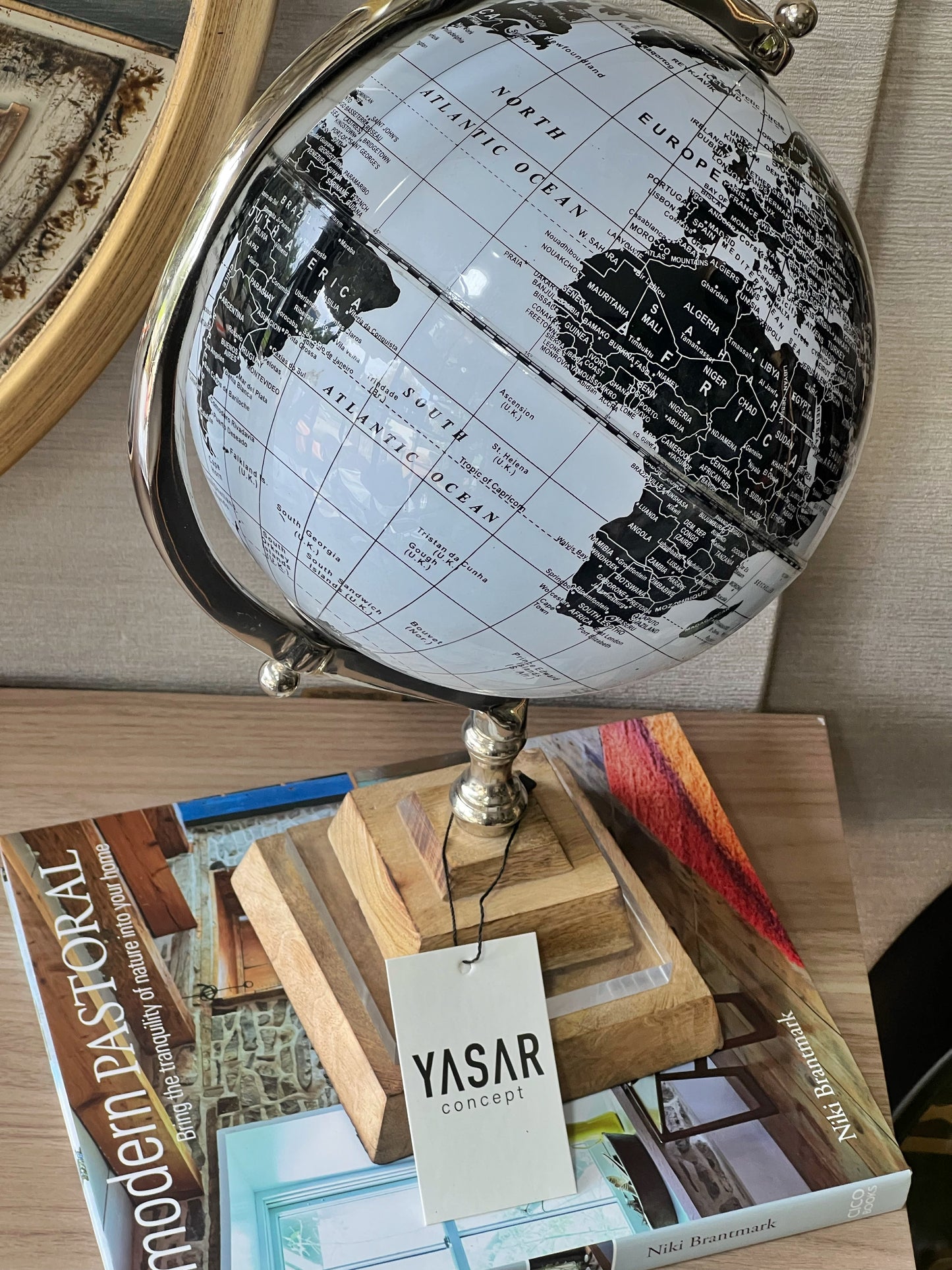 Woodyard Dünya Küre 21x39 Cm