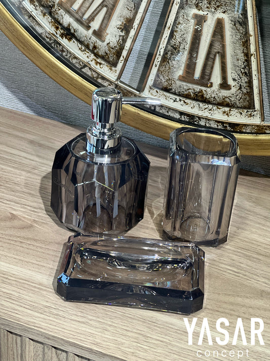 Clarion Akrilik Banyo Seti Füme