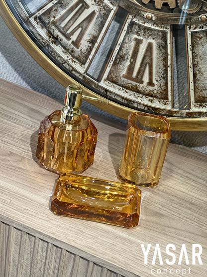Clarion Akrilik Banyo Seti Amber