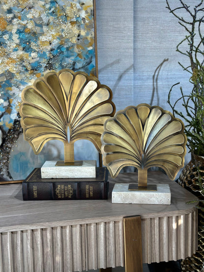 Fanelis Traverten Mermer Yelpaze Dekor