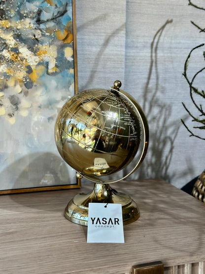 Ferroterra Dünya Küre 12x23 Cm Gold