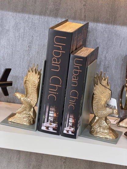 Eaglix Kartal Pirinç Kitap Tutucu