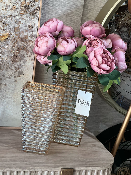 Bacara Cam Vazo Amber Set