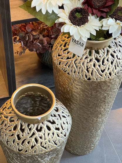 Armetta Metal Yer Vazosu Set