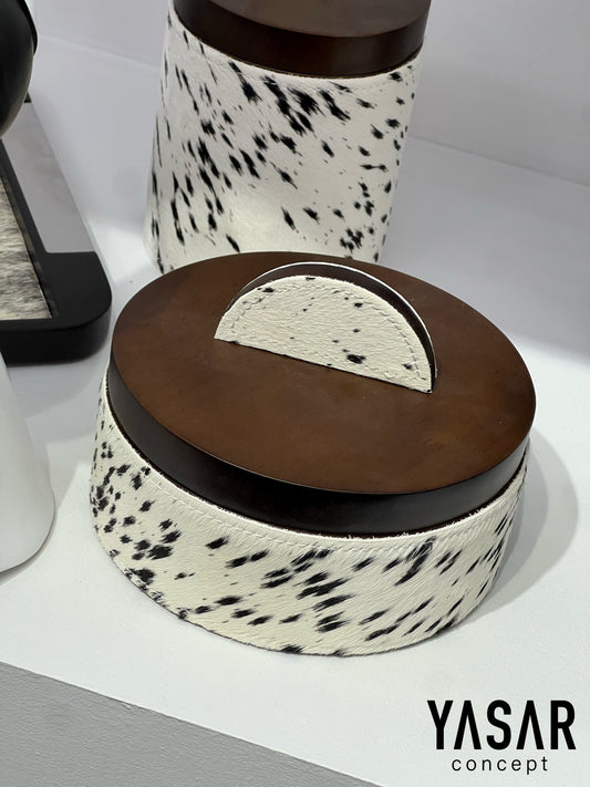 Woodera Ahşap Deri Kutu-I