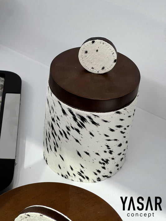 Woodera Ahşap Deri Kutu-II