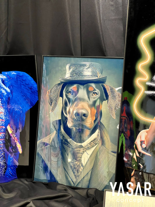 The Dogfather Köpek Reçine Tablo