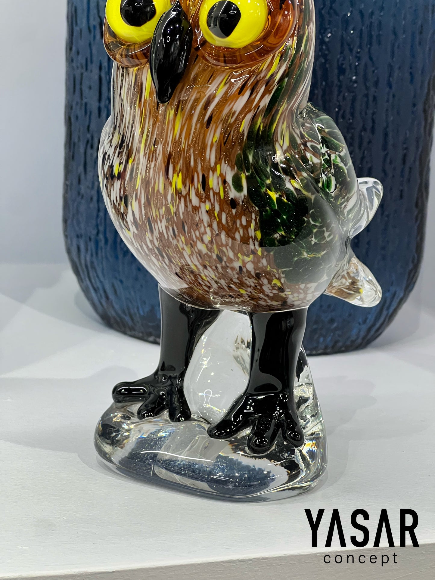 Crystowl Cam Dekoratif Obje