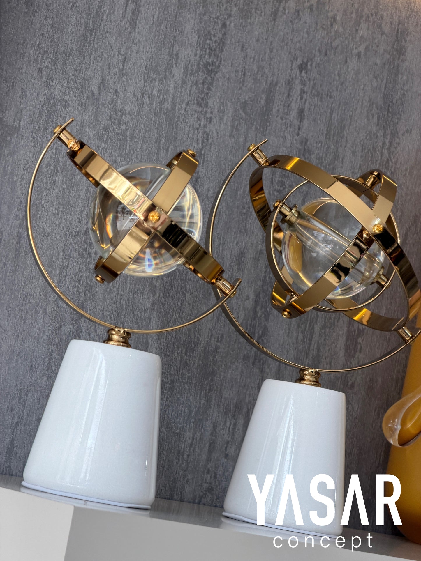 Spheron Mermer Kaideli Kristal Küre Set