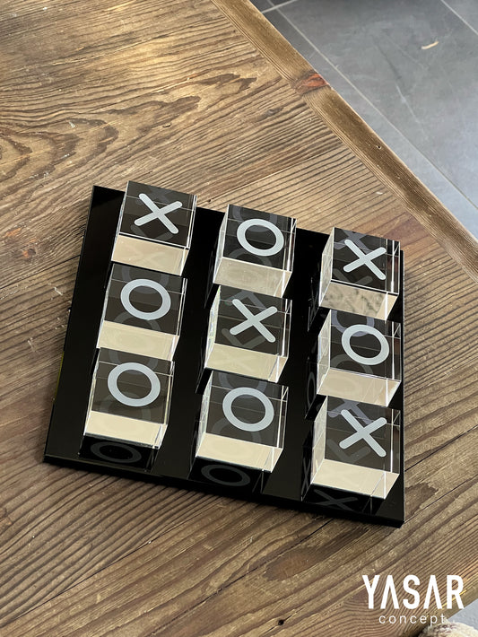 Tic Tac Toe Kristal XOX Dekoratif Obje