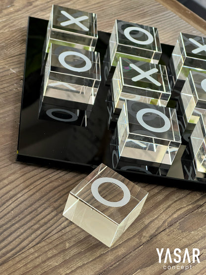 Tic Tac Toe Kristal XOX Dekoratif Obje