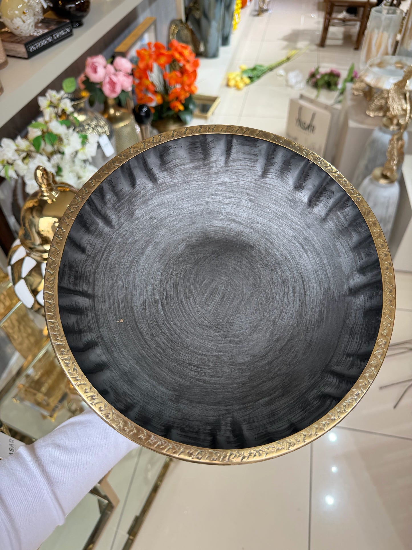 Valence Metal Ayaklı Kase